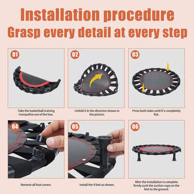 新品家用静音篮球训练器 儿童室内可折叠运球训练器材LF-BK002