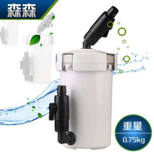 过滤 水族604过滤无桶桶过滤器 hw602前置 桶静音过滤603