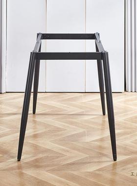 新款餐桌铁桌面座30683支架艺轻奢岩板瓷砖四脚属办公桌金支撑底