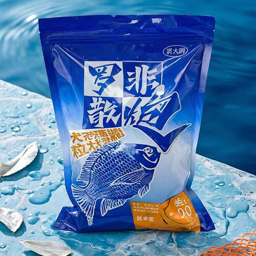 黑坑滑口罗非饵料窝料裘大帅罗非散炮大小福寿鱼基础原塘饲料黄面