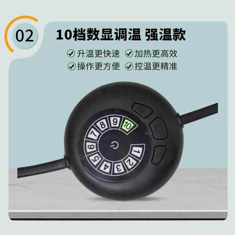 加热垫爬宠守宫乌龟蜥蜴角蛙爬虫保温可温控小型鱼缸寄居蟹加温板