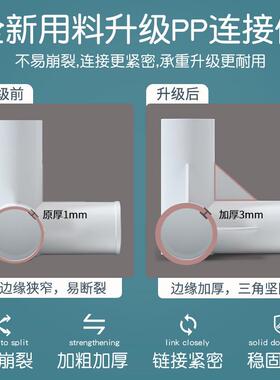 衣柜布易家用卧室简组装布衣柜出租房钢经管加粗加固VXE艺济型收