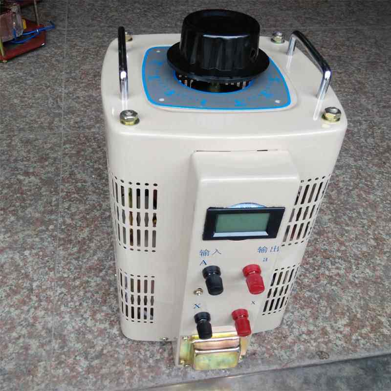 220V单相接触式调压器0-250伏可调变压器