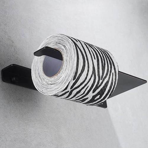 厕所纸浴巾盒卫生间厕纸抽盒黑色擦手纸架室防水ENH纸打盒卷纸盒