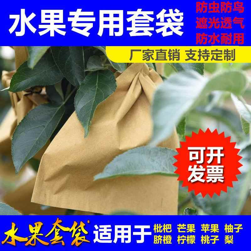 桃子套袋育果袋水果套袋纸袋果树套袋柑橘单双层脐橙套袋水果套袋