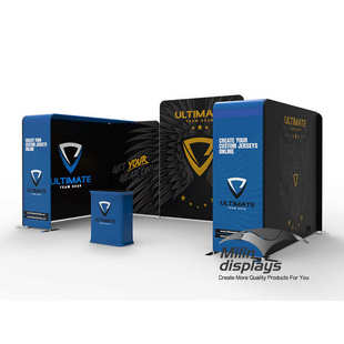 快秀标准 移动制作 展位设计装展览背景展位展示幕特便携展位