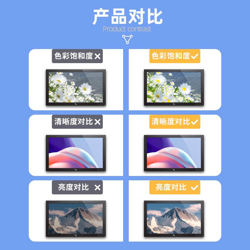 5.08寸00*480WPX半透半反显示屏仪器仪表显外屏户显示屏可带示触