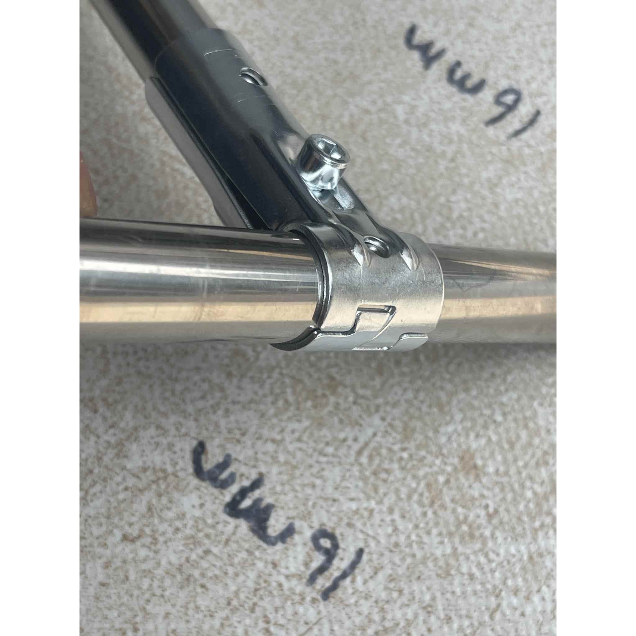 16mm内径不锈钢管连接卡扣蚊帐固定配件镀锌管T型件大棚温室