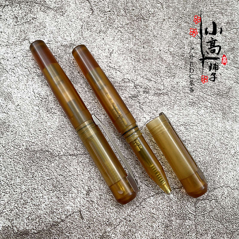 傲腾ultem树脂进口PEI纯钛合金TC4手绘写中性签字笔礼品文具商务