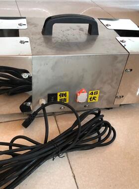 48V电动鲜蒜去胡机 微型便推式大蒜剪杆机 不锈钢收货机 现货