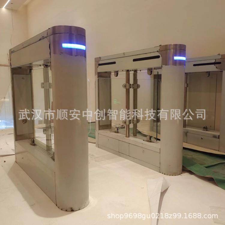 武汉防撞小摆闸二维码检票闸机人脸识别门禁游乐园儿童乐园摆闸