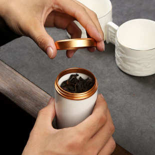 羊脂玉大容量主人杯手把咖啡杯吉祥如意文创瓷器龙凤浮雕描金款