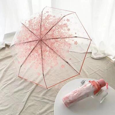 Korean Style Umbrella Folding Cute Cute Goddess Small Fresh