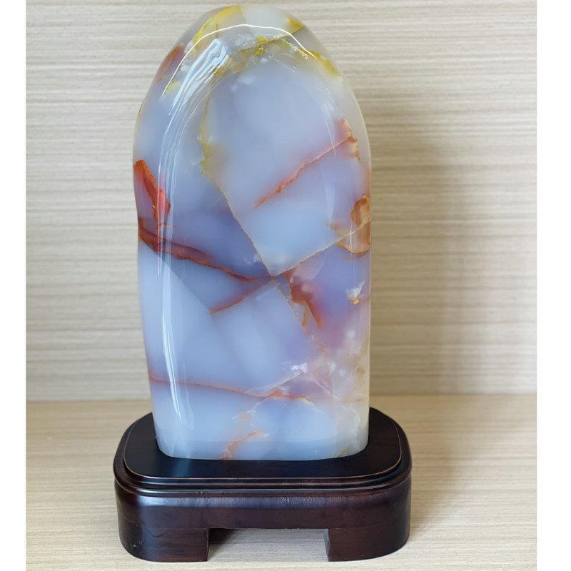 冰红玉原石摆件家居装饰品玄关电视柜办公室玉石工艺品