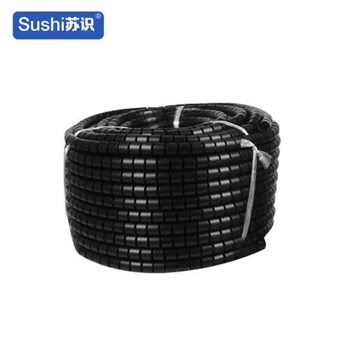 28mm*6m缠绕管保护套电线理线器(计价位：包)黑色