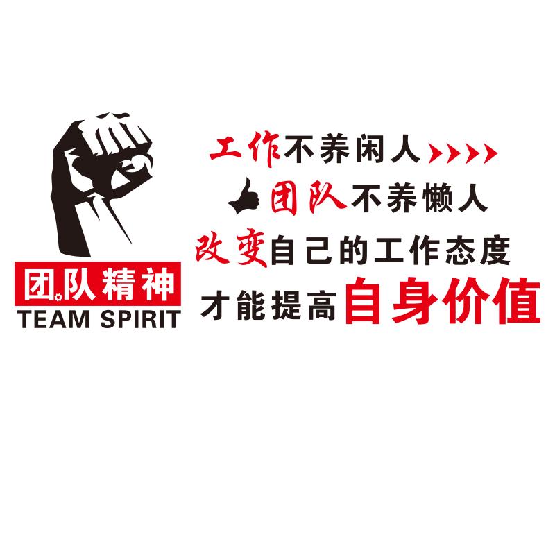 会议办公室墙面装饰布置公司企业文化励志标语墙贴纸员工激励文字