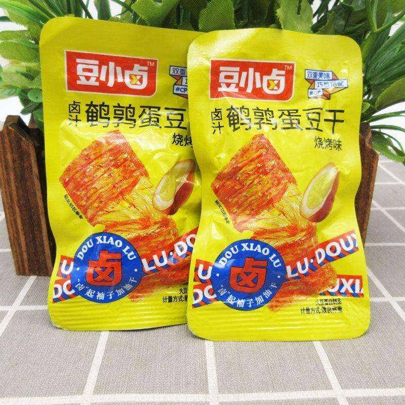 速发现货五香卤蛋零食豆小卤鹌鹑蛋豆干卤汁豆干五香味香辣味散装
