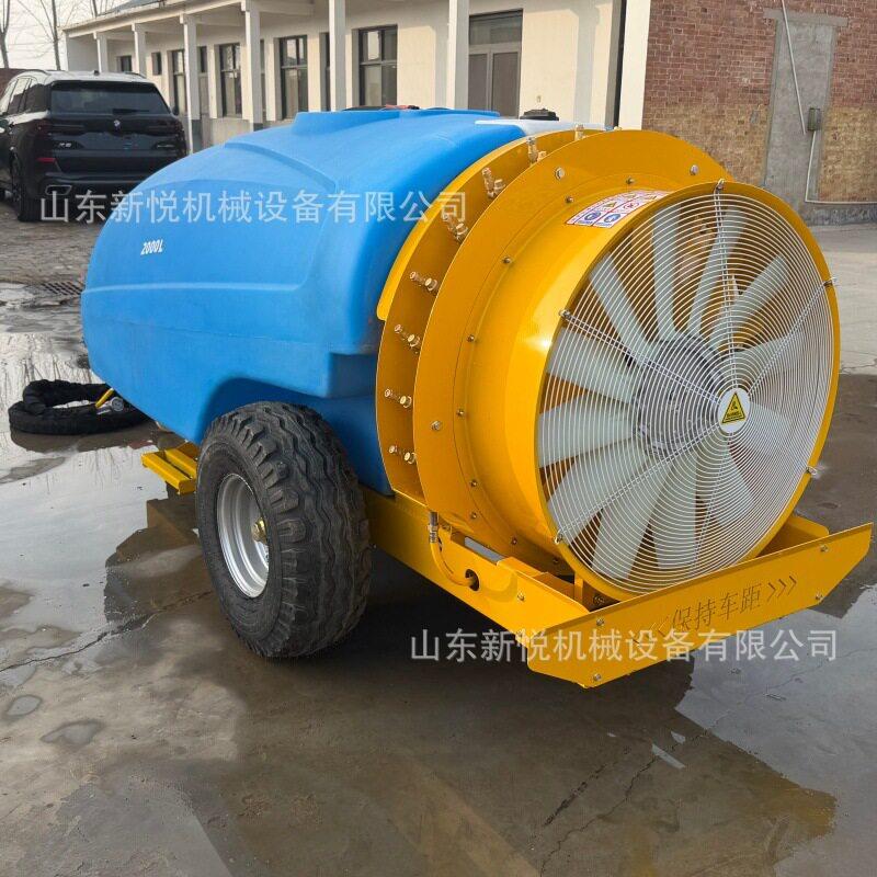 四轮拖拉机牵引果树打机风送式弥雾机1600L压喷雾器
