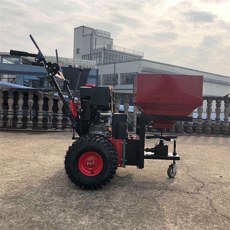 厂家现货市政专用撒盐机小型手推融雪剂撒布机冬季融雪撒布机