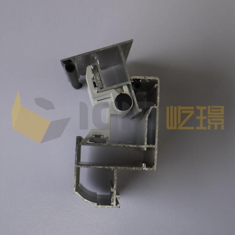 现货材销售幕天墙窗铝型幕墙ZRW翻3窗606铝型材幕墙配件