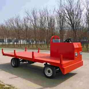 牵引车厂区货四轮 板车运输车平板车 物流  王平多功能载重拉电动