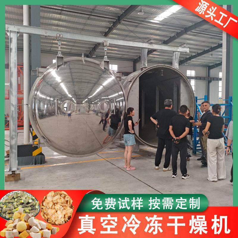 冻干石斛条设备全自动鲜铁皮石斛粉冻干机材真空冷冻干燥机