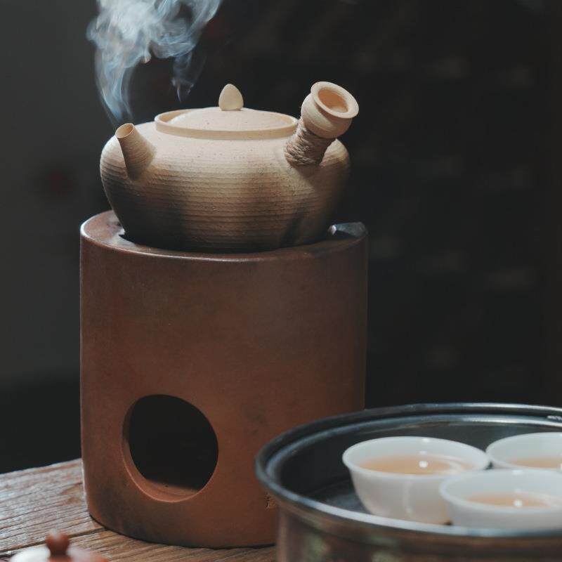 副榜炉手工红泥围炉煮茶家用茶室炭炉潮州工夫茶小火炉茶具煮茶炉