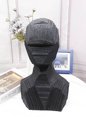 简约人物摆件软装饰品工艺品家居摆件玄关装饰品工样板房装饰摆件