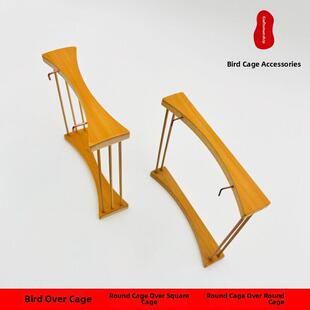 工艺竹鸟笼弦圆鸟笼方形鸟笼养鸟用具鸟笼鸟集与