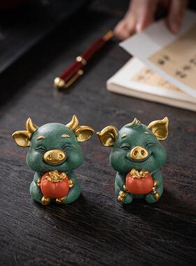 生肖牛猪股市公司股票牛市事诸20241219大吉招财公家居桌面办室装