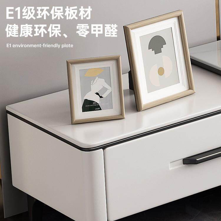 意式岩板电视柜茶几组合可伸缩家用小户型现代简约客厅落地柜收纳