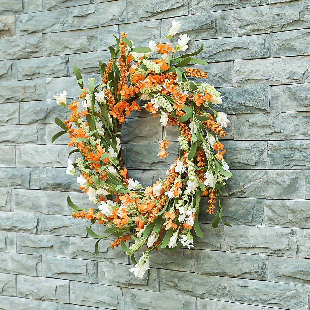 纵鸿节日挂件春季花环四季门挂婚庆装饰影楼橱窗布置写真