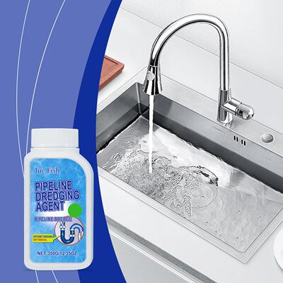 JUE FISH Drain Cleaner Powder - For Kitchen and Bathroom Sin
