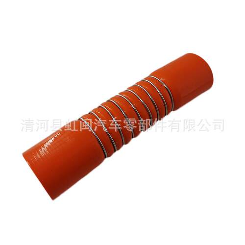 厂家供应钢丝驼峰硅胶管涡轮增压胶管汽车硅胶钢丝波纹管进气管