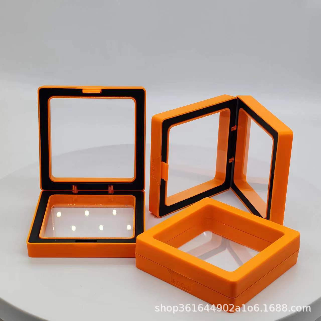 包装盒双色透明塑料收纳首饰包装