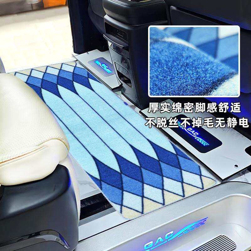适用广汽传祺m8中排地毯传奇gm8宗师新大师领袖版E9E8商务车脚垫