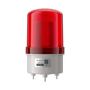 100 led声光报警器H J旋转警示爆闪灯220V12V24V安全闪烁警示灯