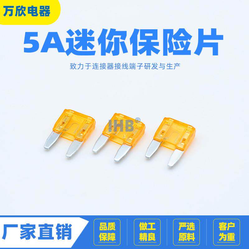 5A汽车保险丝车用保险丝保险片汽车插片保险丝迷你保险片
