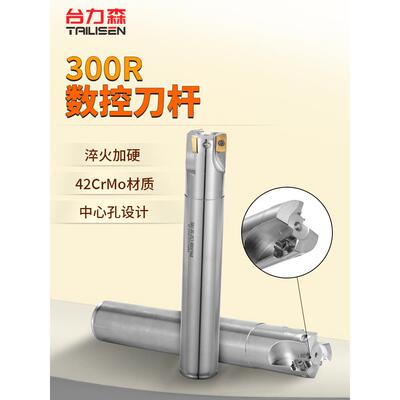 数控立铣刀杆抗震BAP300R防震刀杆合金铣刀杆铣床开粗直角铣刀杆