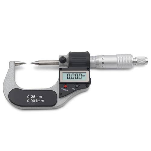 广陆guanglu 双尖头数显千分尺0-25mm 数显外径千分尺211-221