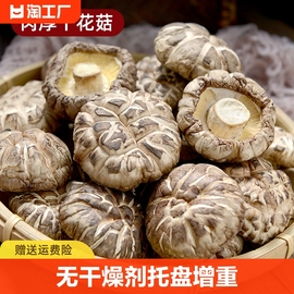 花菇香菇干货500g新鲜椴木野生农家特级冬花茹营养菌菇干蘑菇