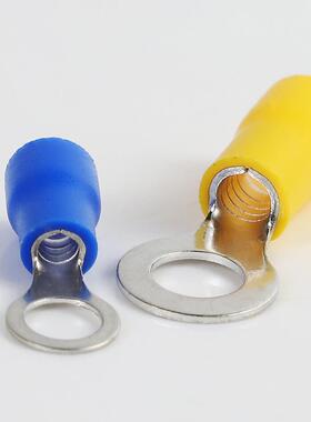 铜防水 铜rv端子预紫铜 端子鼻子快速鼻子 o环形绝缘圆形绝缘线