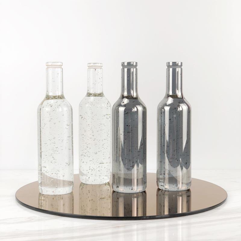 现代轻奢水晶气泡酒瓶酒柜装饰品摆件创意家居样板房客厅软装饰品