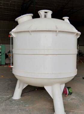 立式聚丙烯搅拌罐塑料反应釜PP搅拌罐PP反应釜真空计量罐PP搅拌桶