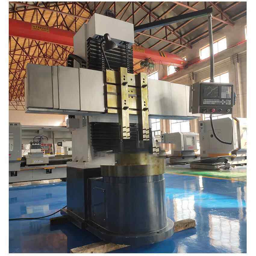 双柱立式车床小型加工电机壳刹车毂高精密阀门用机床80型数控立车
