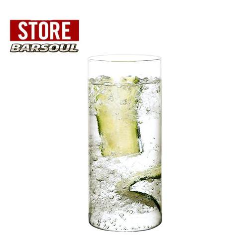 BARSOUL国际刻花款380ml薄款长饮直身鸡尾酒杯柯林海波杯金汤力杯