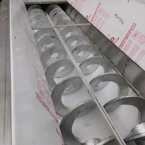 加工订购螺旋提升机干冰碎冰不锈钢无轴螺旋输送机 U型多轴上料机