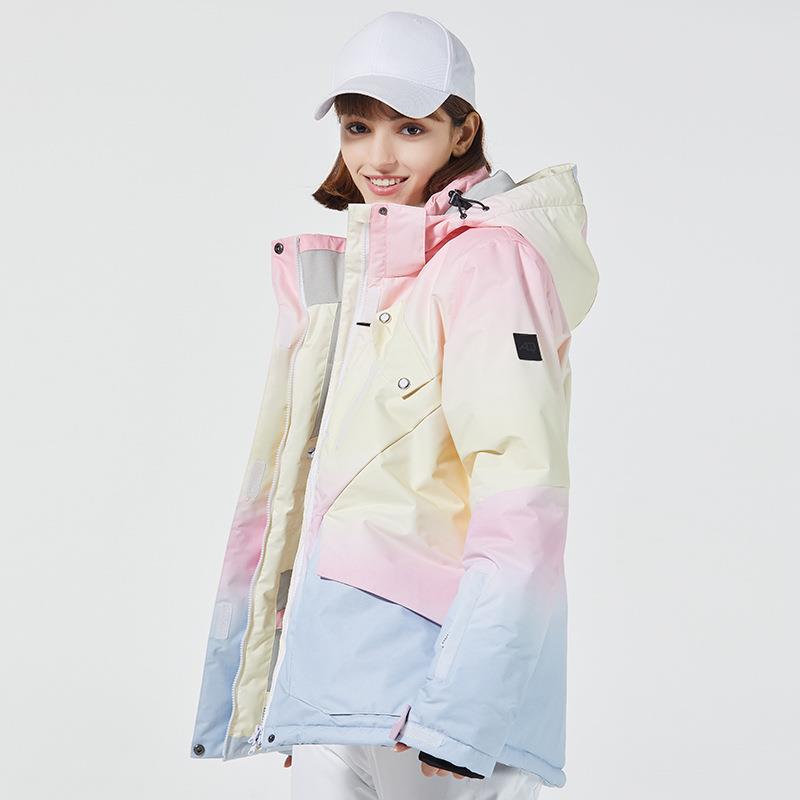 新款滑雪服单板双板女款冬季户外保暖加厚韩版滑雪衣