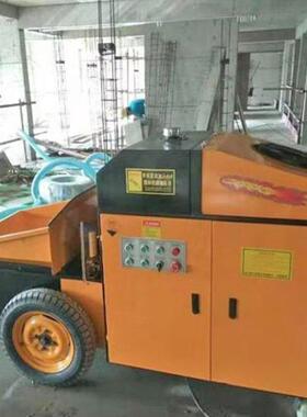 二次结构浇筑泵卧式二次构造柱泵混凝土沟渠水泥砂浆输送泵拖泵