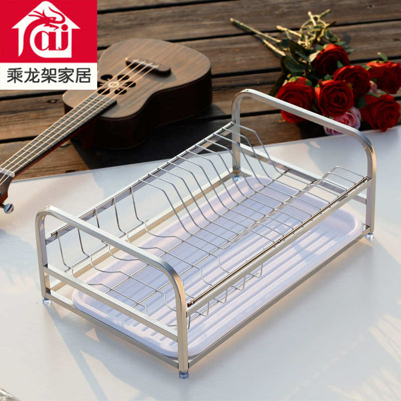 304不锈钢碗碟置物架厨房碗盘沥水架家用台面盘子饭碗用品收纳架